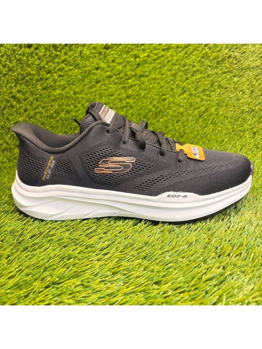 Skechers Equalizer 6.0 Royze Mens Size 9 Black Athletic Running Shoes‎ Sneakers